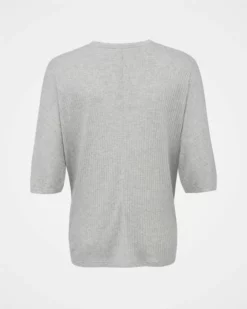 Cashmere Blend V Neck Slouch Top -Celtic And Co Sales 147690