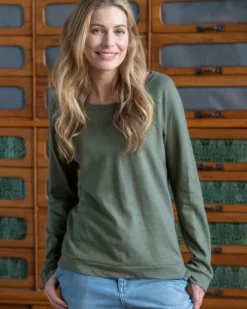 Linen/Organic Cotton Sweatshirt 8 Linen/Organic Cotton Sweatshirt -Celtic And Co Sales 64038