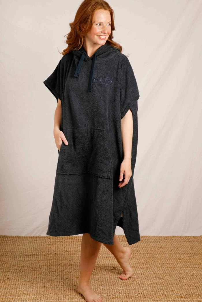 Oceana Unisex Changing Robe Navy 3 Oceana Unisex Changing Robe Navy