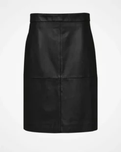 Leather Knee Length Skirt -Celtic And Co Sales 85002