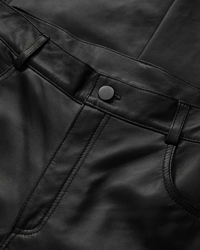 Leather Cigarette Pants 6 Leather Cigarette Pants - Image 4