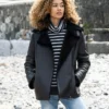 Boyfriend Aviator Shearling Jacket -Celtic And Co Sales 85512