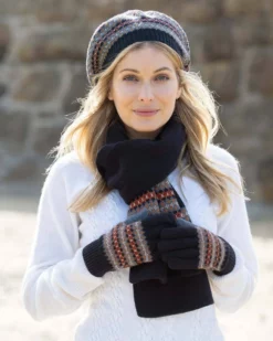 Lambswool Fair Isle Scarf -Celtic And Co Sales 85557