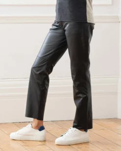 Leather Cigarette Pants
