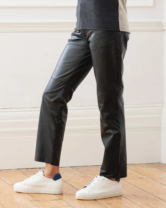 Leather Cigarette Pants 3 Leather Cigarette Pants