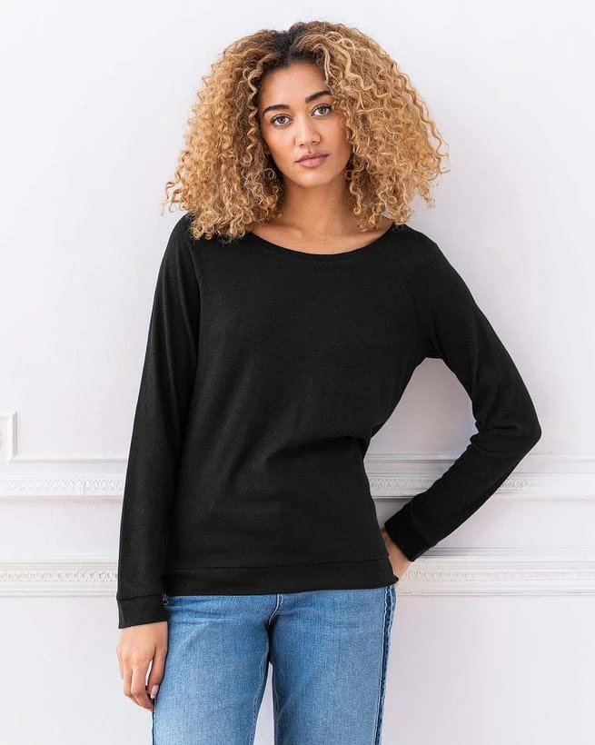 Linen/Organic Cotton Sweatshirt 4 Linen/Organic Cotton Sweatshirt - Image 2