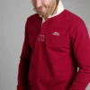 Fulshaw Organic Long Sleeve Rugby Shirt Garnet 1 Fulshaw Organic Long Sleeve Rugby Shirt Garnet -Celtic And Co Sales 90879