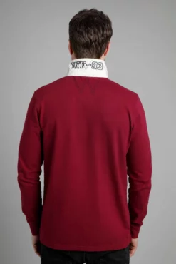 Fulshaw Organic Long Sleeve Rugby Shirt Garnet 8 Fulshaw Organic Long Sleeve Rugby Shirt Garnet -Celtic And Co Sales 90880