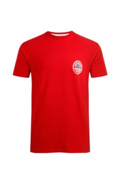 Flinders Organic T-Shirt Postbox Red -Celtic And Co Sales 91425