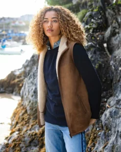 Shearling Vest -Celtic And Co Sales 91603 1