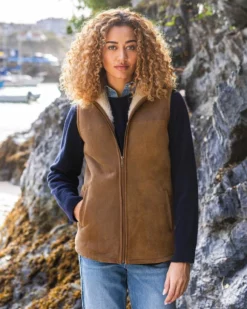 Shearling Vest -Celtic And Co Sales 91604