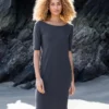 Linen/Cotton Knee Length Dress -Celtic And Co Sales 91739