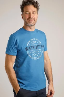 Waves Graphic T-Shirt Blue Sapphire 9 Waves Graphic T-Shirt Blue Sapphire -Celtic And Co Sales 93810