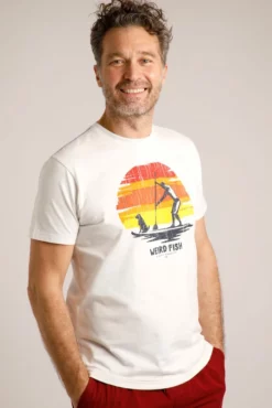 What Sup Eco Graphic T-Shirt Dusty White -Celtic And Co Sales 93818