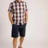Judd Short Sleeve Check Shirt Navy 1 Judd Short Sleeve Check Shirt Navy -Celtic And Co Sales 93836
