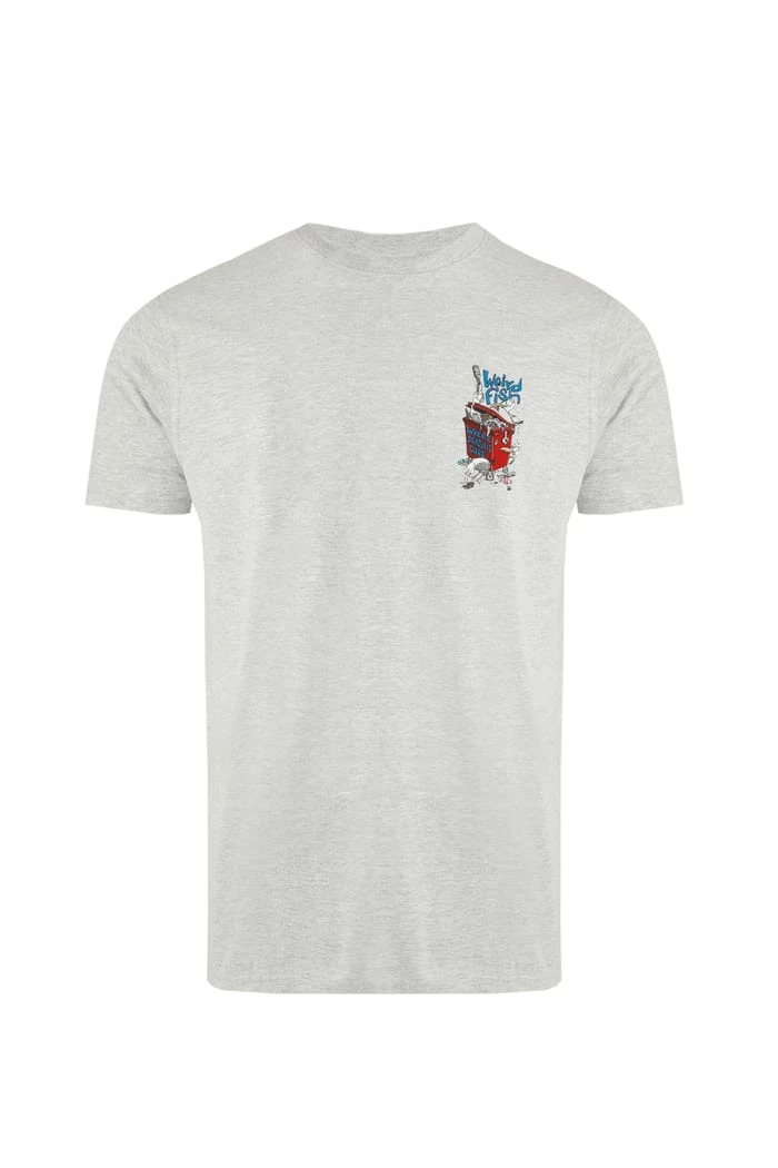 Where Seagulls Dare Artist T-Shirt Grey Marl 4 Where Seagulls Dare Artist T-Shirt Grey Marl - Image 2