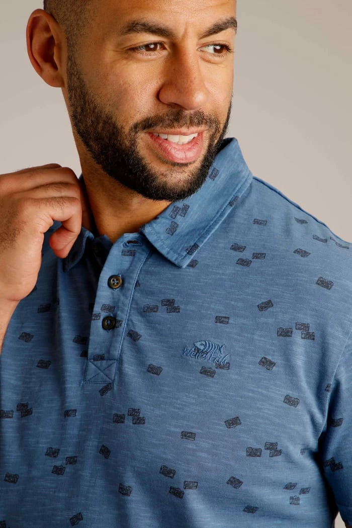 Leeton Polo Shirt Ensign Blue 3 Leeton Polo Shirt Ensign Blue