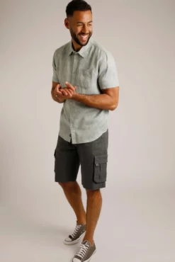 Keilor Short Sleeve Tencel™ Shirt Pistachio -Celtic And Co Sales 95853