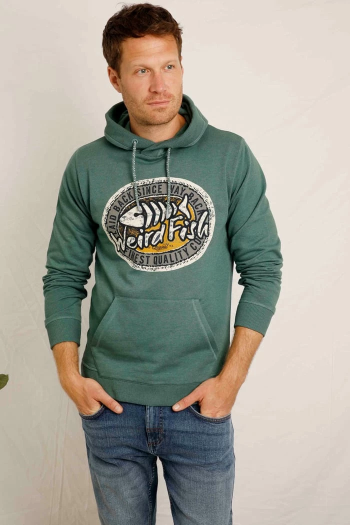 Bryant Graphic Pop Over Hoodie Ivy 4 Bryant Graphic Pop Over Hoodie Ivy - Image 2