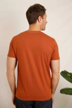 Sup Dog Organic Graphic T-Shirt Dark Rust -Celtic And Co Sales 97649