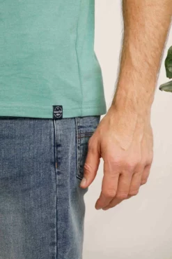 Lakes & Peaks Graphic T-Shirt Dark Jade -Celtic And Co Sales 98150