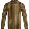 Lando Long Sleeve Check Shirt Mustard -Celtic And Co Sales 98752