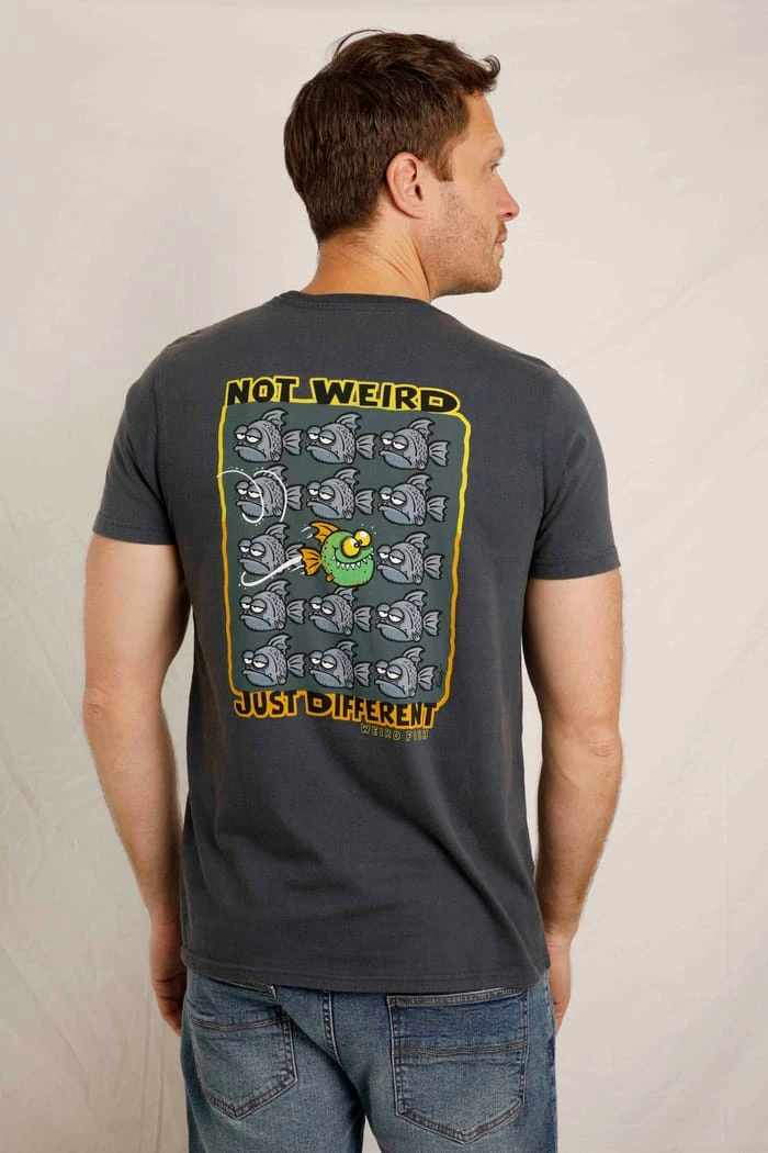 Not Weird Heritage Artist T-Shirt Navy 3 Not Weird Heritage Artist T-Shirt Navy