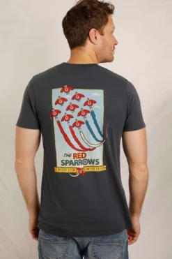 Red Sparrows Heritage Artist T-Shirt Navy 8 Red Sparrows Heritage Artist T-Shirt Navy -Celtic And Co Sales 98980