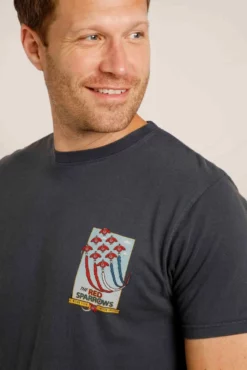 Red Sparrows Heritage Artist T-Shirt Navy 9 Red Sparrows Heritage Artist T-Shirt Navy -Celtic And Co Sales 98982