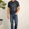 All Trails Organic Graphic T-Shirt Navy -Celtic And Co Sales 99137