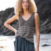 Linen/Cotton Vest Top 1 Linen/Cotton Vest Top -Celtic And Co Sales 99241
